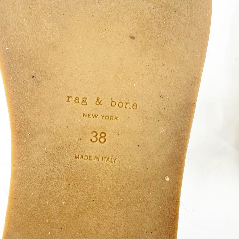 ✅ Rag & Bone Tara Platform‎ ANKLE STRAP Espadrille Suede Sandal TAN SIZE EU 38